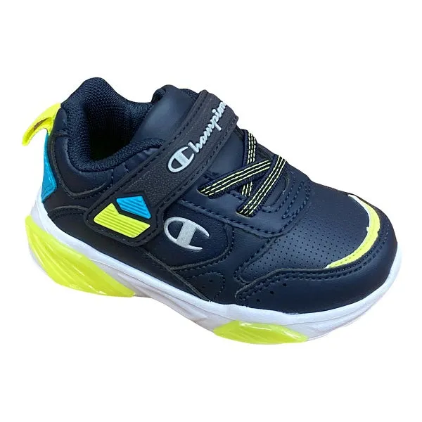 Champion scarpa da ginnastica da bambino con luci Wave S32130 CHA BS501 NNY blu