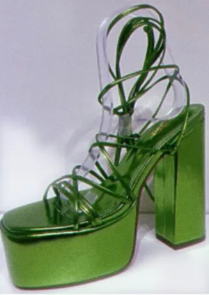 Chromeo Mint Heels