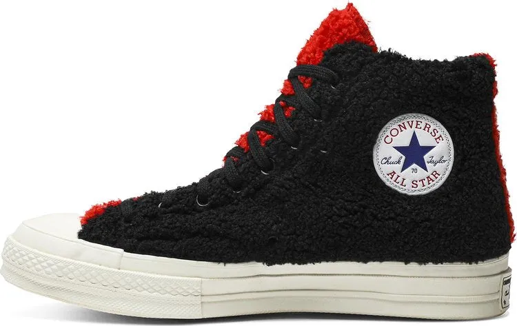 Converse KITH x Disney x Chuck 70 Fleece Mickey Mouse Sneakers, Black