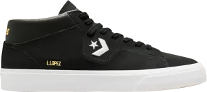 Converse Louie Lopez Pro Mid Black White Sneakers