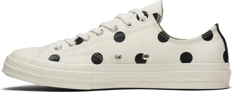 Converse sneakers Comme des Garçons x Chuck Taylor All Star 70 Low Polka Dot, cream