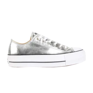 Converse Wmns Chuck Taylor All Star Lift Ox 'Silver' Sneakers, Silver