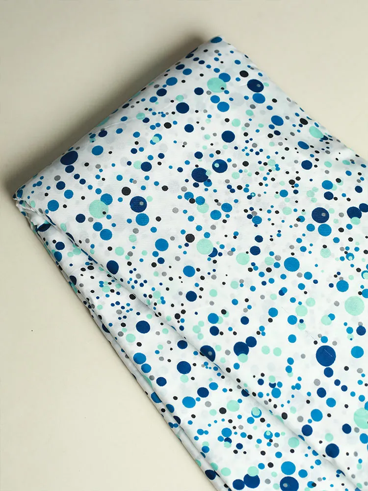 Crepe Digital Dot Printed Running material