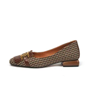 Dora Plaid Ballet Flats