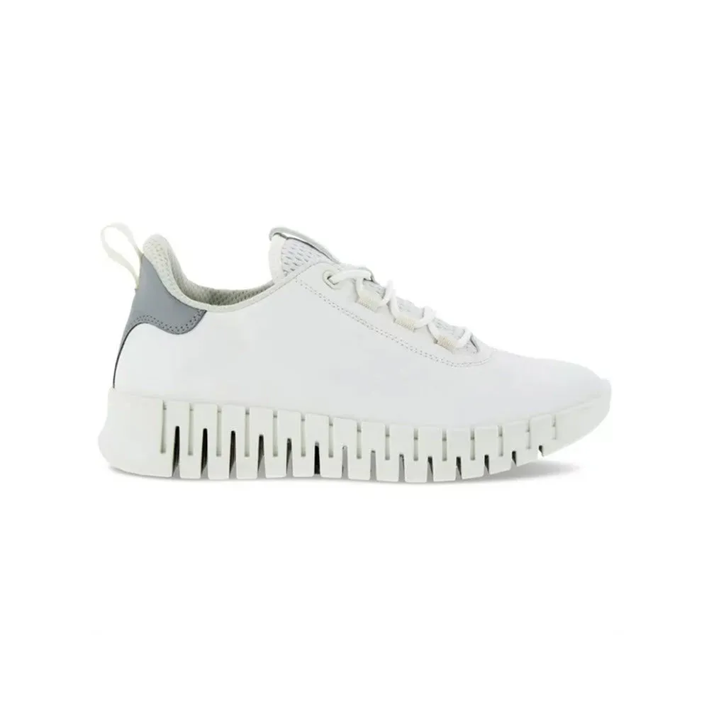 ECCO GRUUV WHITE/LIGHT GREY - WOMENS