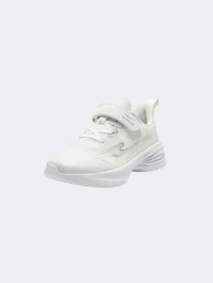 Erke Gs-Girls Running Shoes White/Silver