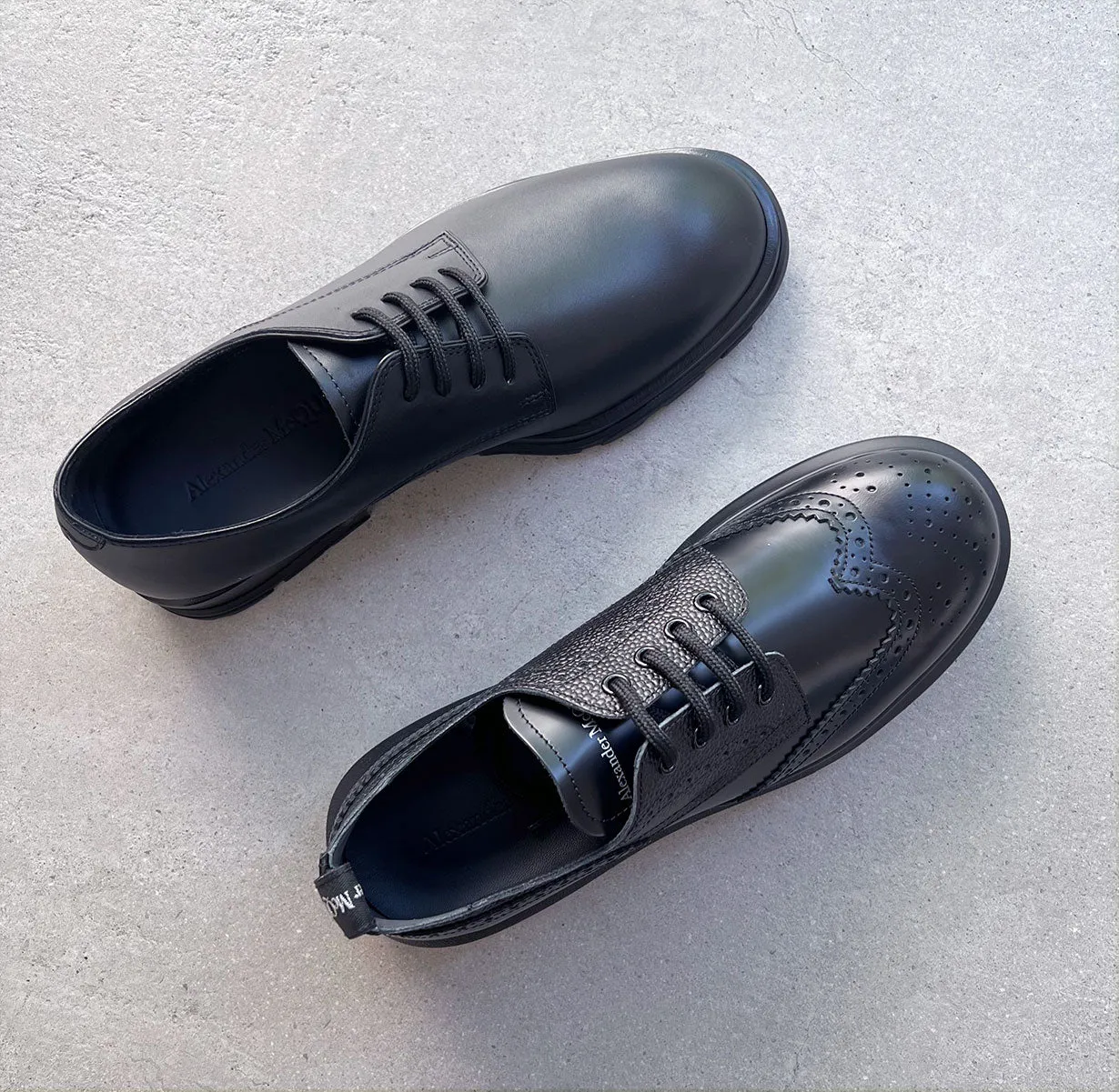 ES Hybrid Brogues, Black