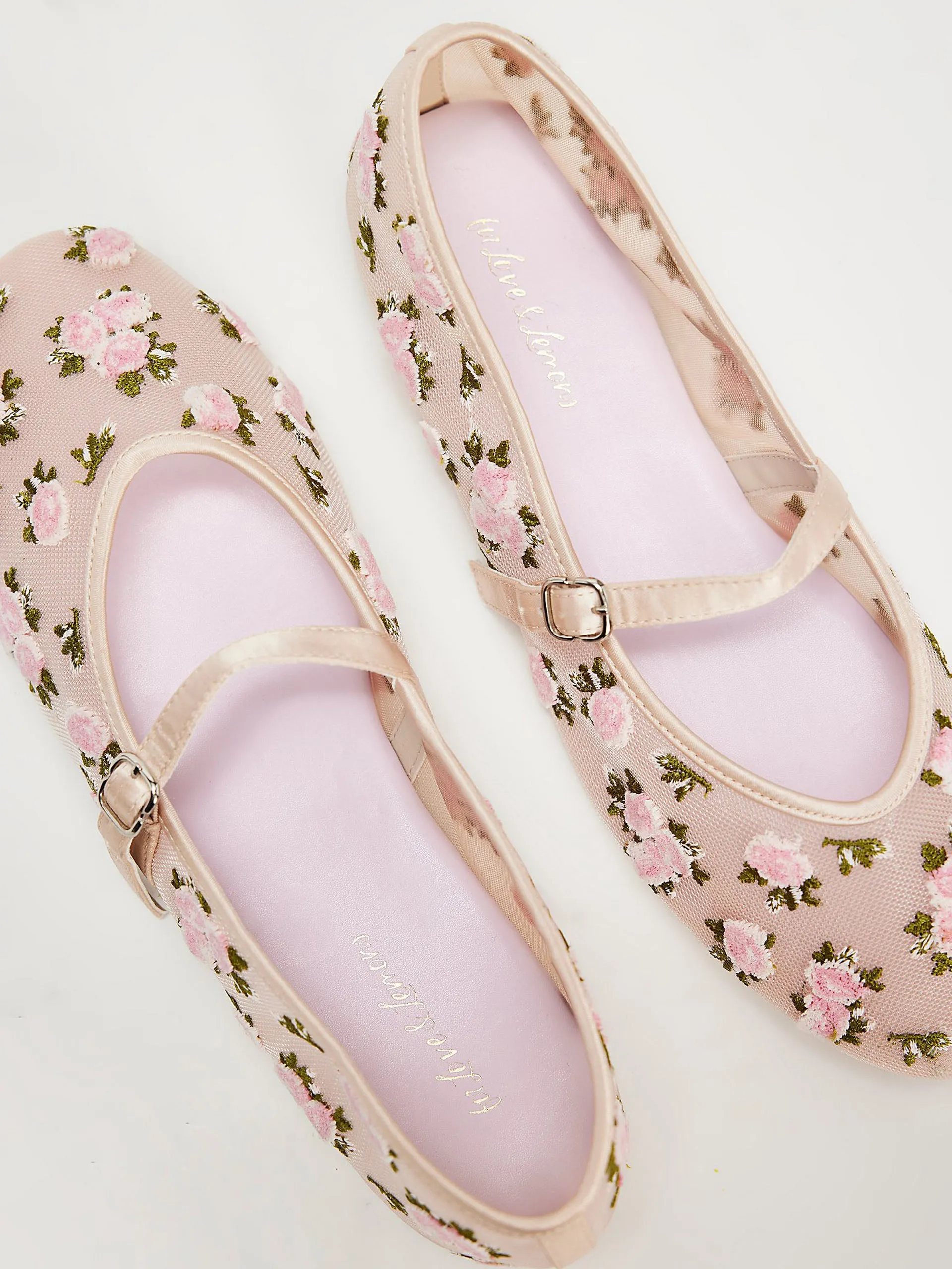 Evelyne embroidered ballet flats