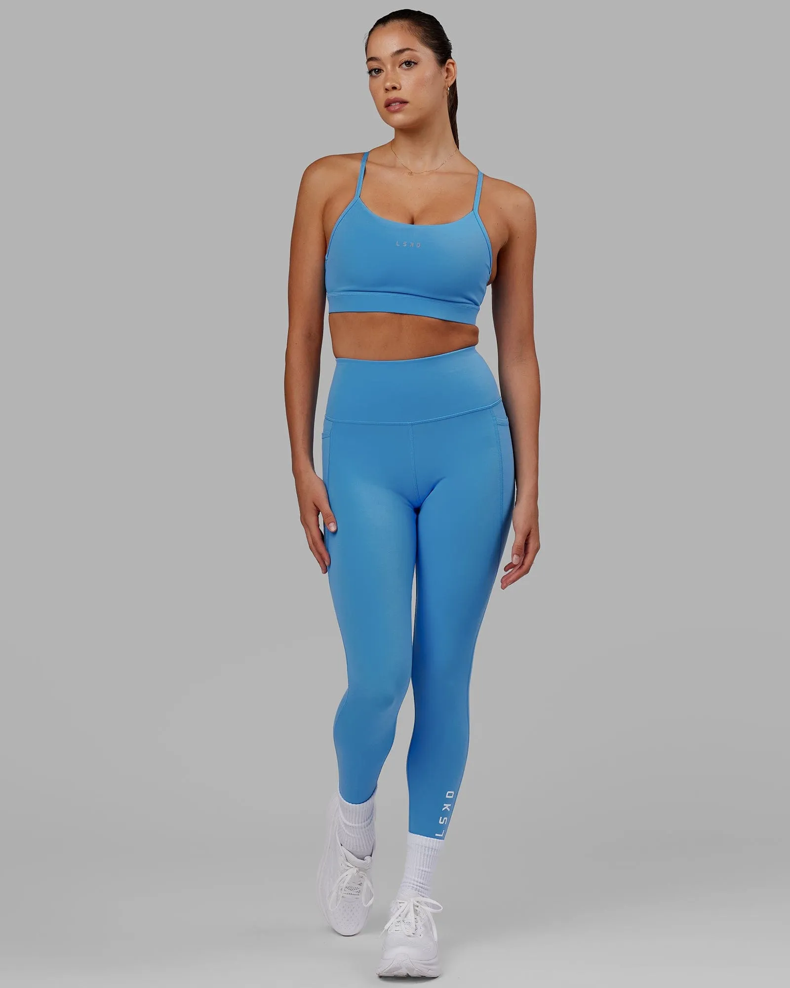 Flux 7/8 Length Tights - Azure Blue