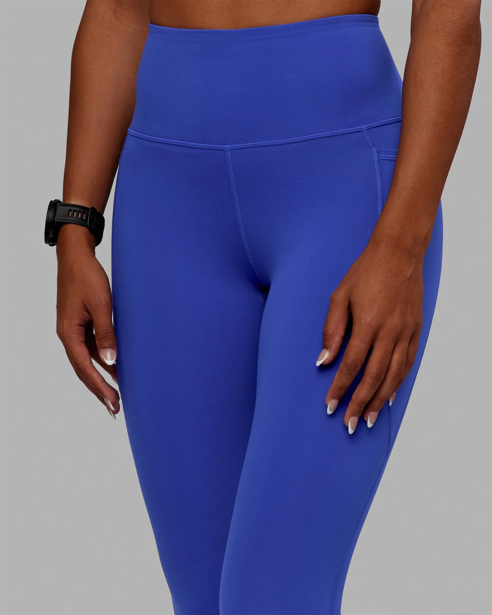 Flux Full Length Leggings - Power Cobalt