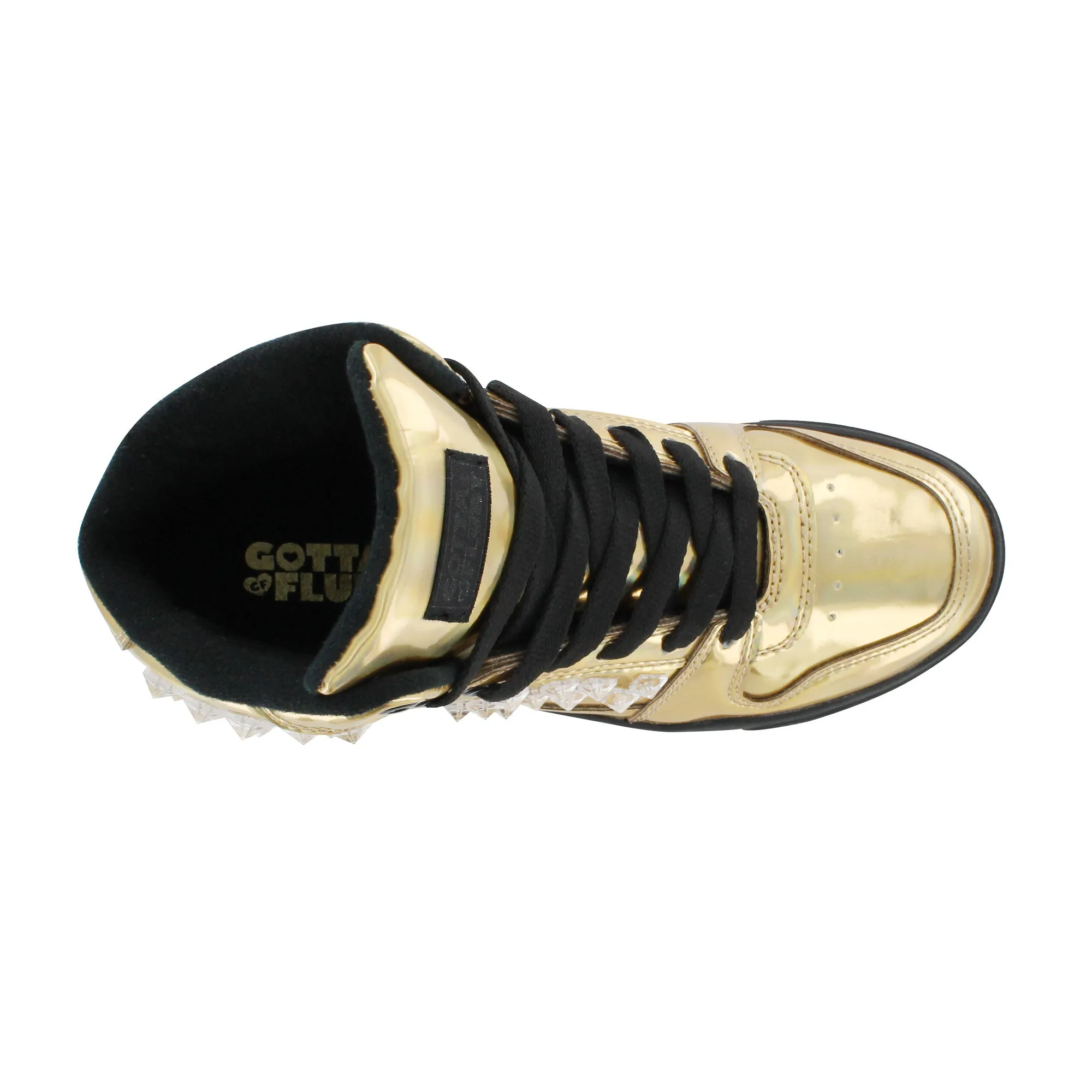 Gotta Flurt Women's Hip Hop HD III Gold/Black Fashion Sneaker