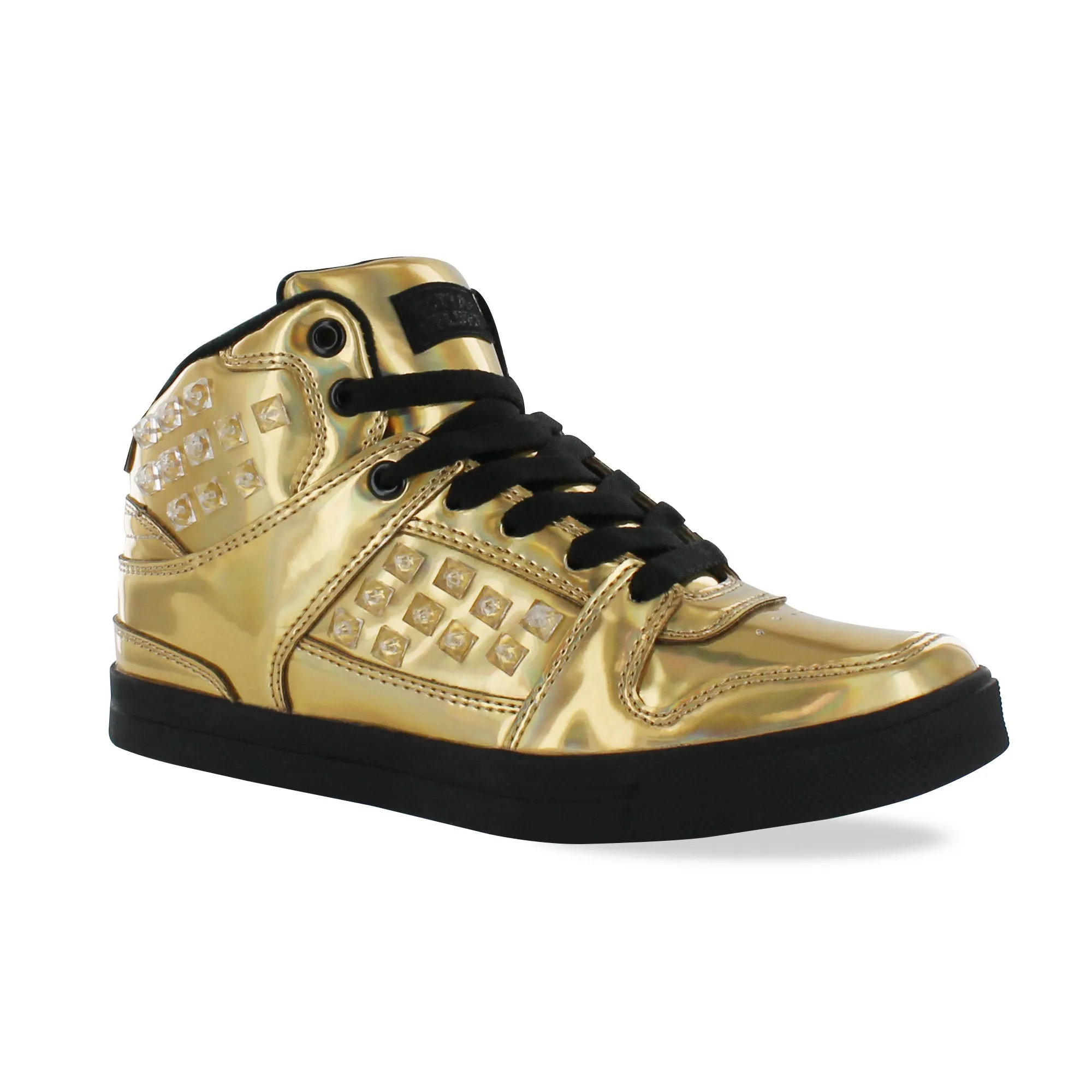 Gotta Flurt Women's Hip Hop HD III Gold/Black Fashion Sneaker