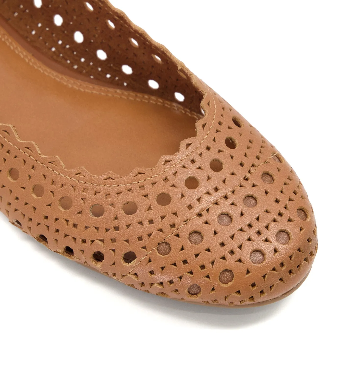 Harlows Ballet Flats Tan