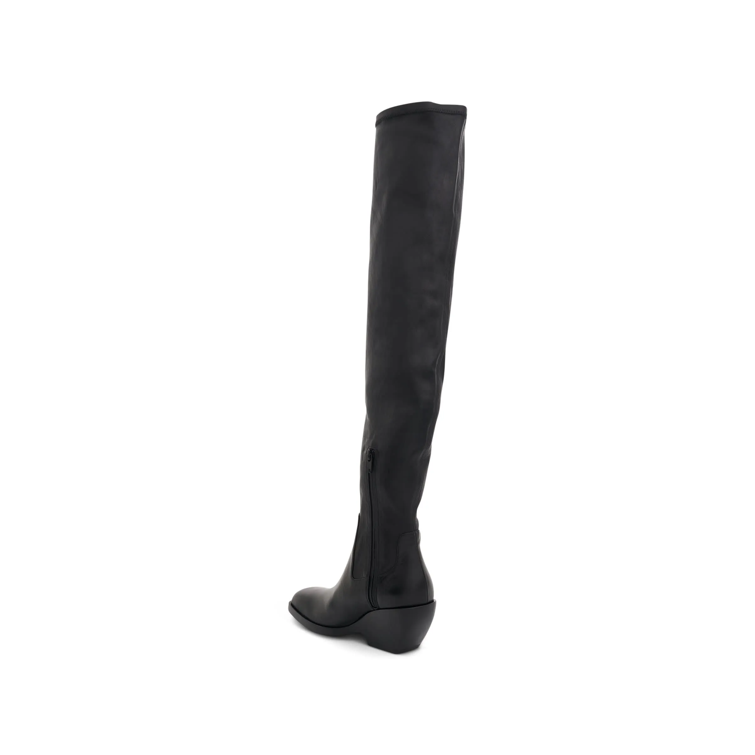 Hooper Over The Knee Boot in Black