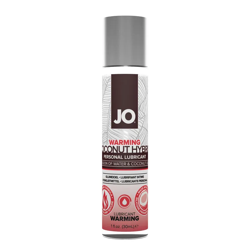 JO Silicone Free Hybrid Lubricant w/Coconut Warming 1 fl oz