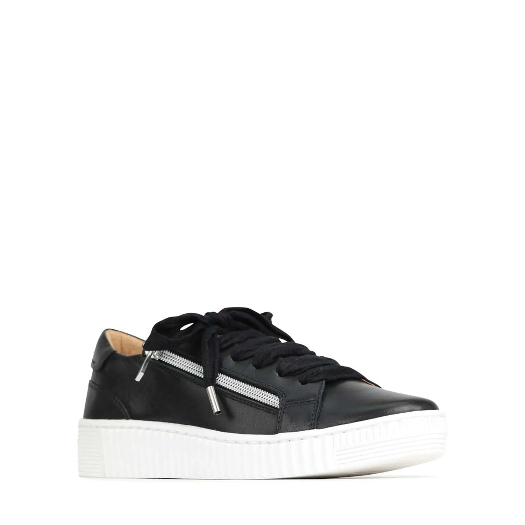 JODIE LEATHER PLATFORM SNEAKERS