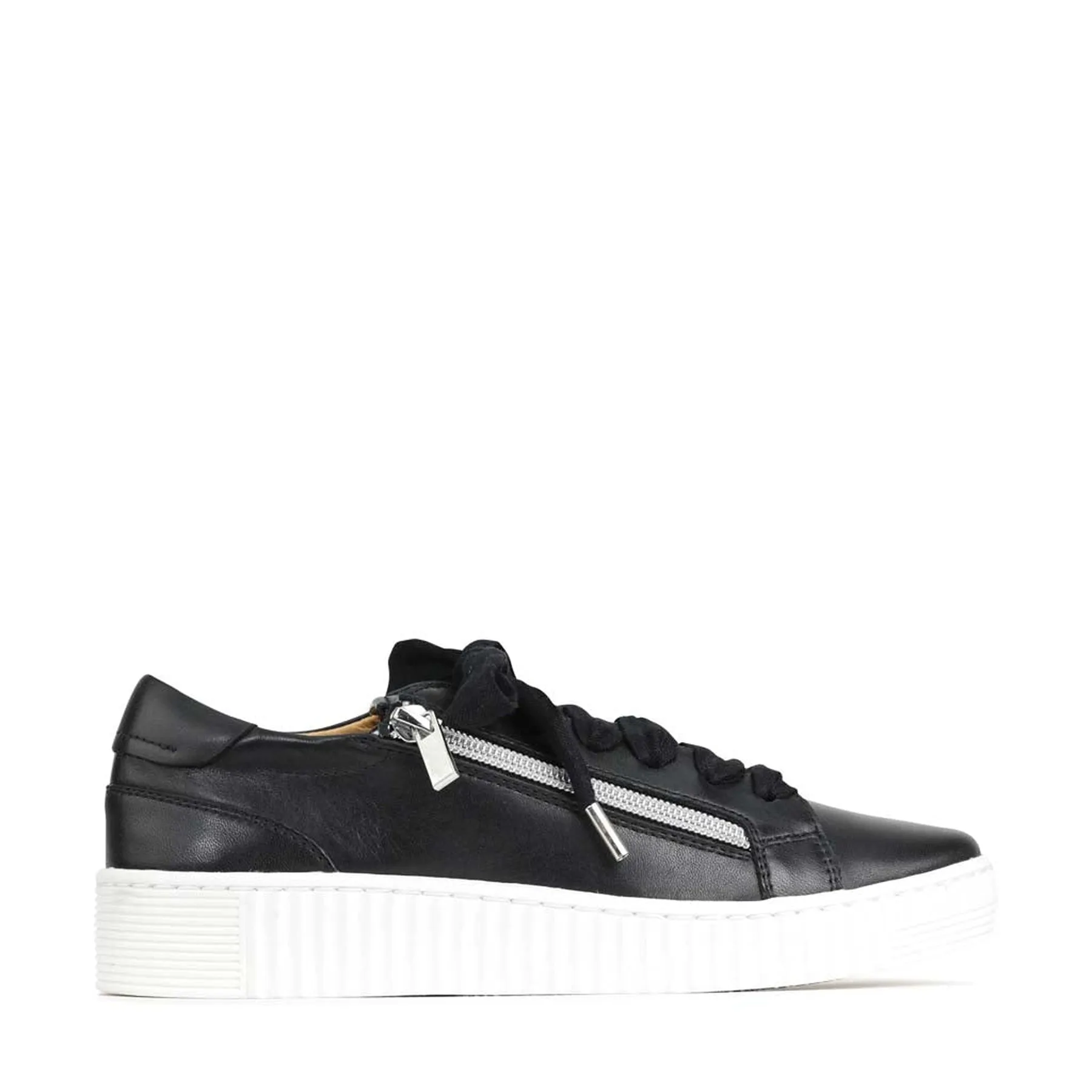 JODIE LEATHER PLATFORM SNEAKERS