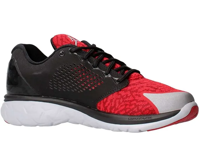 Jordan scarpa sneakers da uomo Trainer 820253 002 nero-rosso