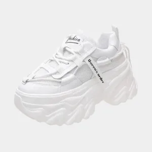 Joskaa 2024 New White Sneakers High Platform