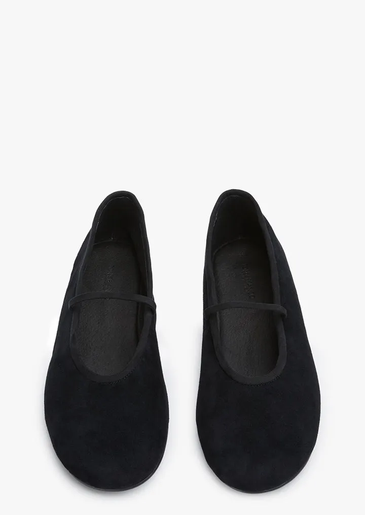 Martinez Black Suede