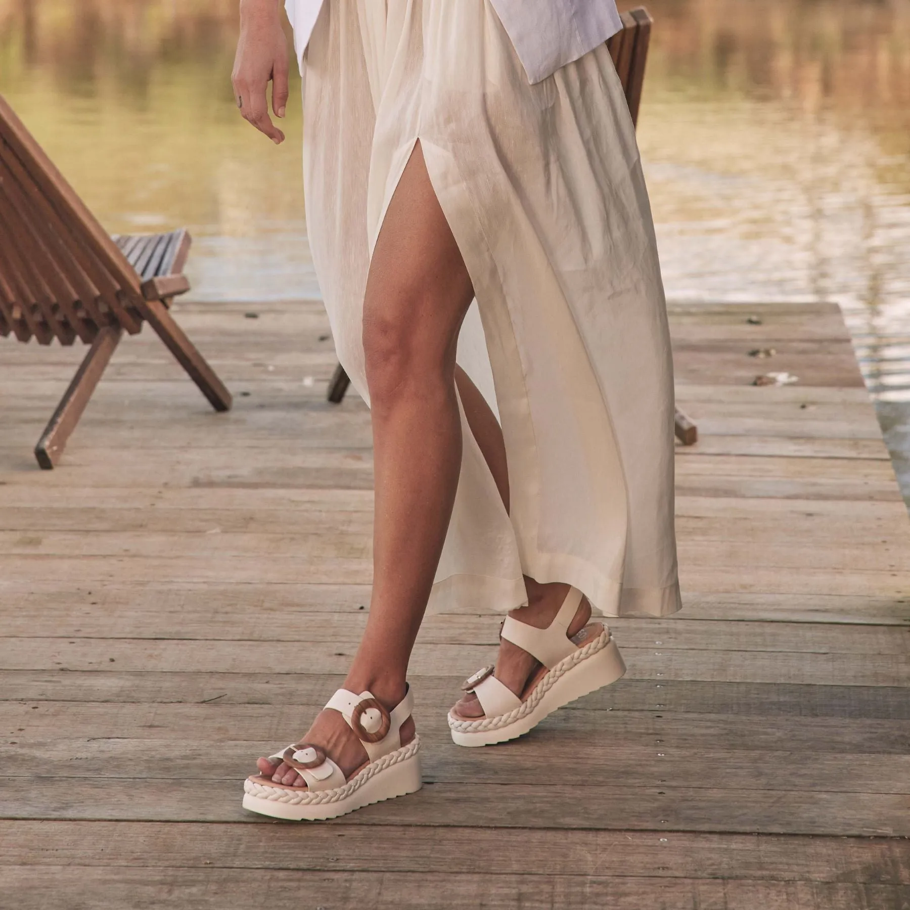 MENORCA WEDGE SANDALS