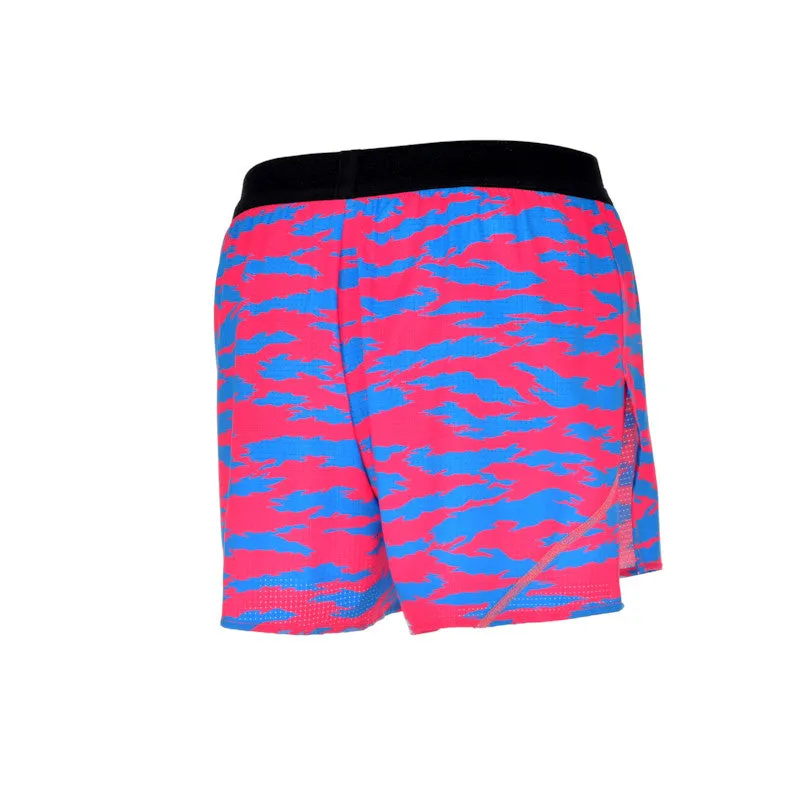 Men's Aeropro 3" Half Split Shorts- Torn Camo Pink/Blue