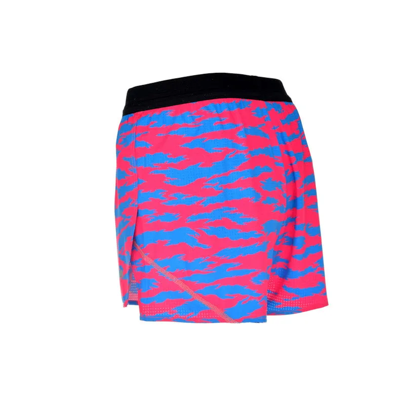 Men's Aeropro 3" Half Split Shorts- Torn Camo Pink/Blue