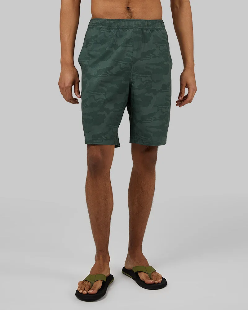 MEN'S HYBRID GYM TO SWIM PRINTED 9-INCH SHORT