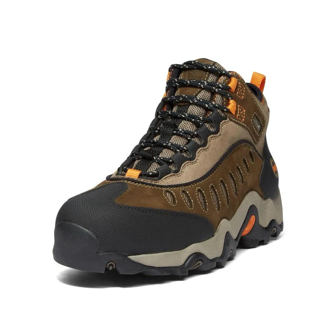 Mudslinger Steel-Toe Waterproof Work Boot Brown