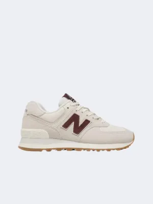 New Balance 574 Lifestyle Shoes Bone White