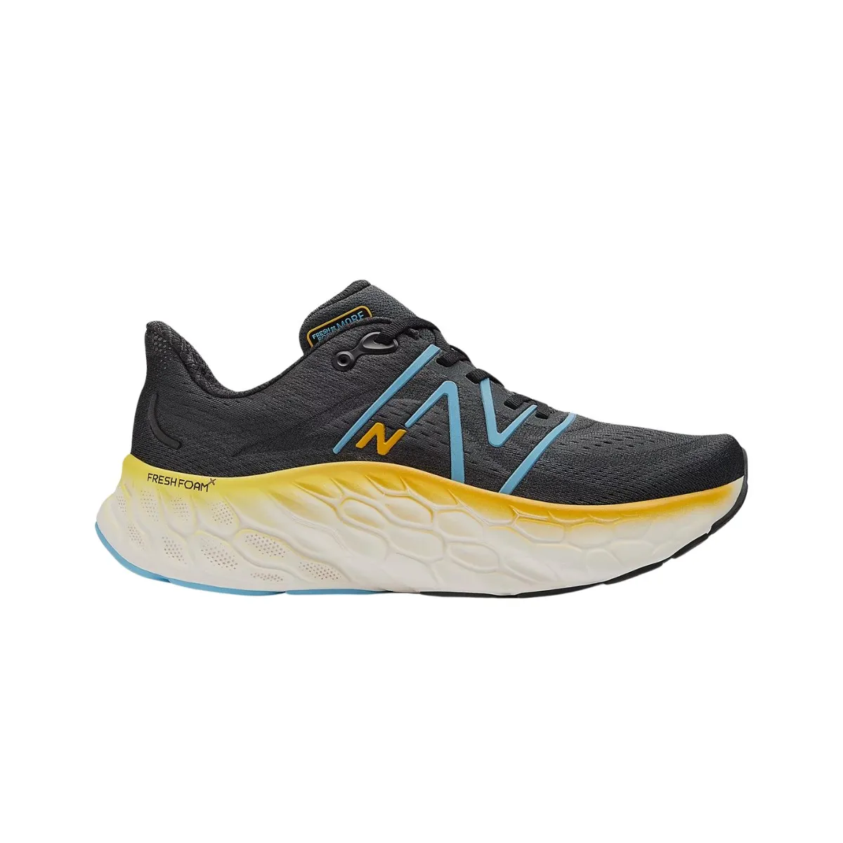 New Balance Fresh Foam X More v4 Black Blue SS24 Sneakers