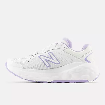 New Balance Women's Fresh Foam x 840 Walking Shoes- White/Lilac