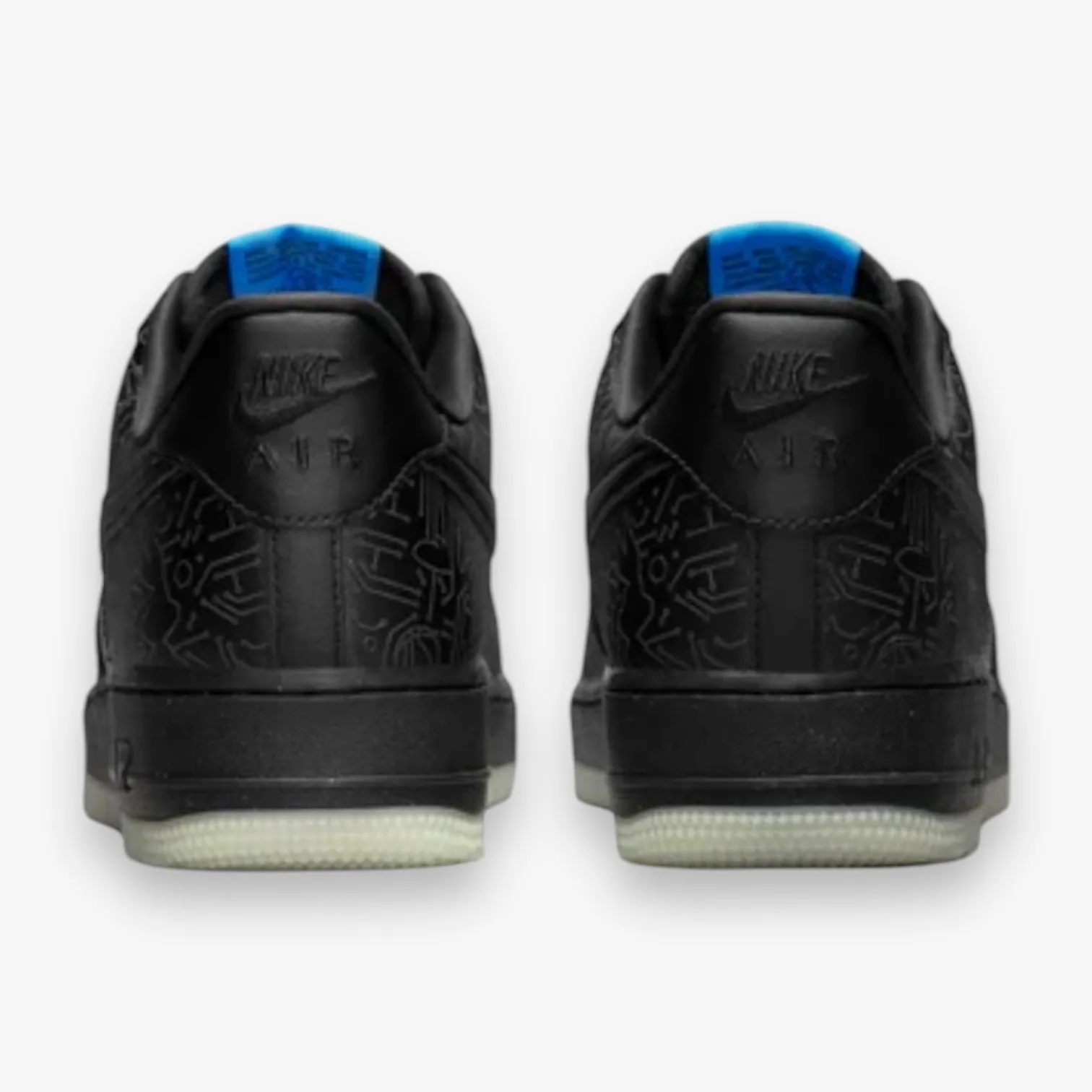 Nike Air Force 1 '07 Black Light Blue Fury 'Space Jam' DH5354-001