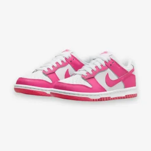 Nike Dunk Low GS White Laser Fuchsia Grade School FB9109-102