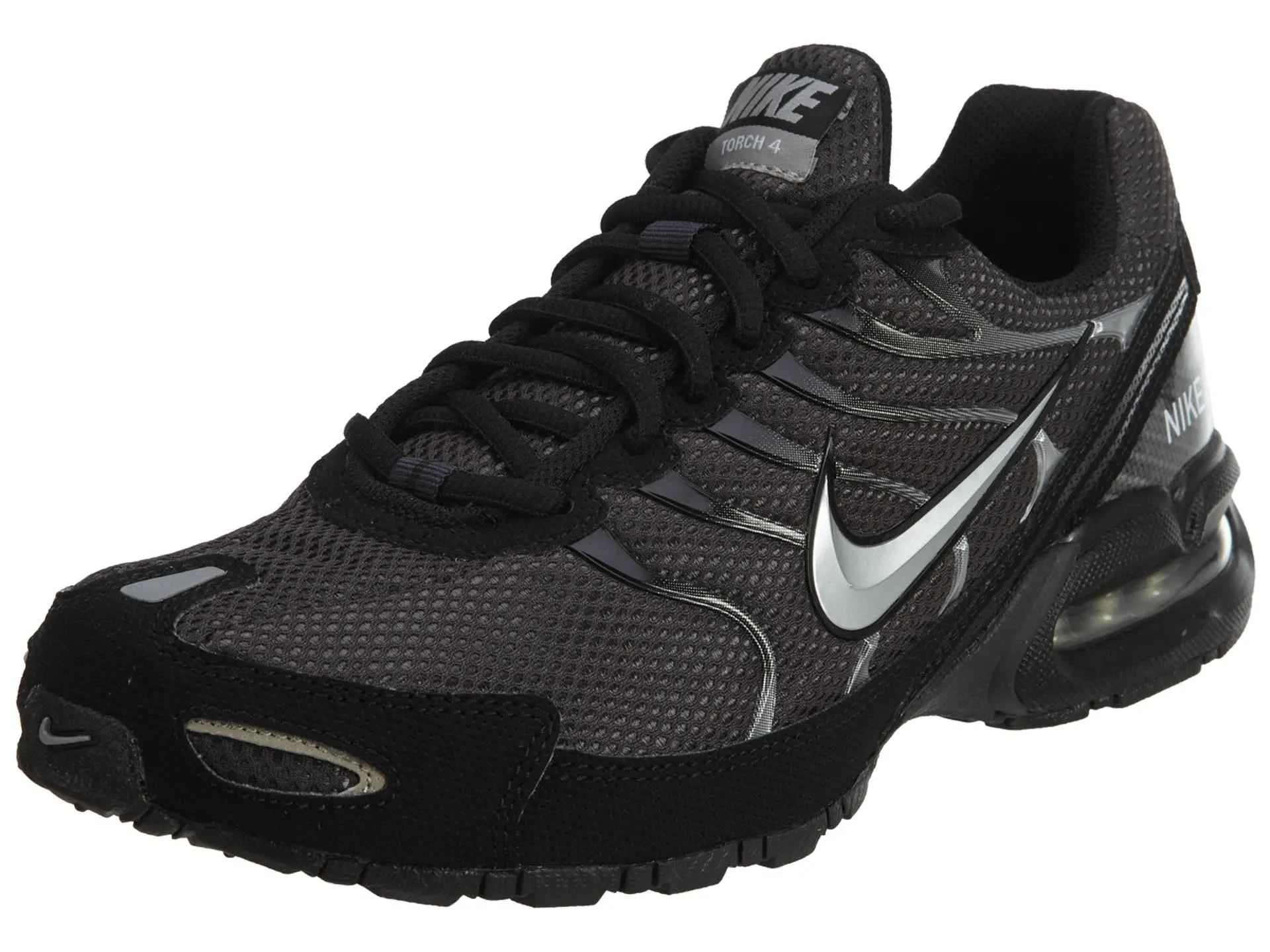 Nike Mens Air Max Torch 4 Running Shoe Anthracite/Metallic Silver/Black Size 11