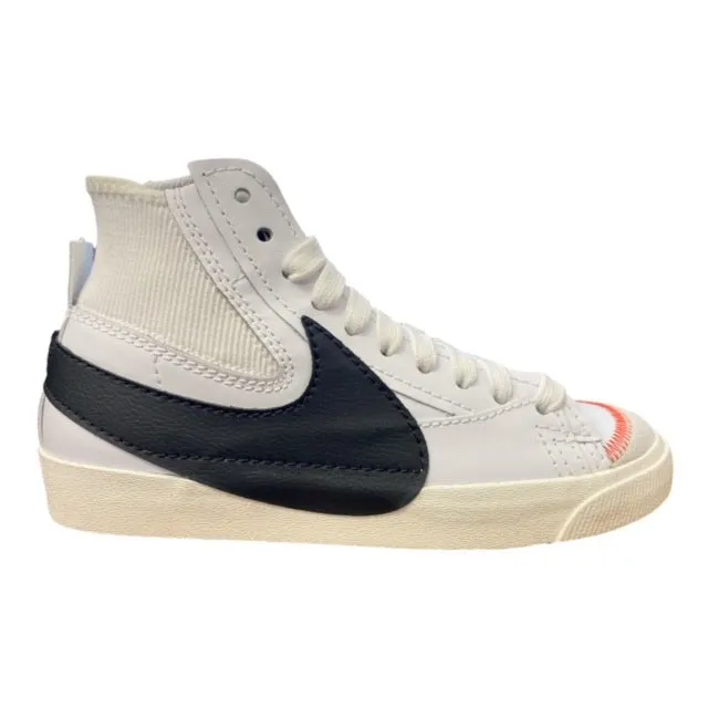 Nike scarpa sneakers da uomo Blazer Mid '77 Jumbo DD3111 100 bianco nero