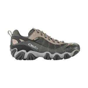 Oboz Men's Firedrand II Low Waterproof Hiking Shoe - Gray