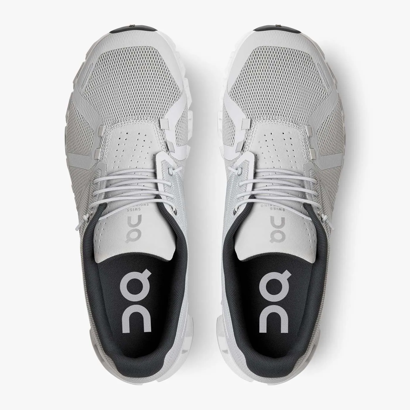 On Running Men's Cloud 5 Shoes - Glacier / White