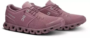 On Running Women's Cloud 5 Sneaker - Fig/Quartz