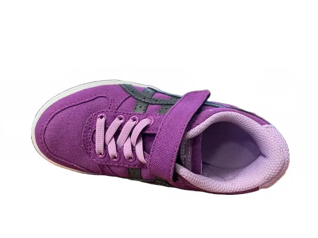 Onitsuka Tiger scarpa sneakers da ragazza in tela Aaron C5A1N 3416 viola grigio scuro