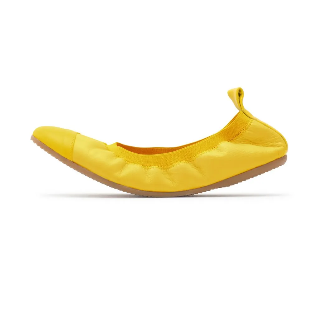 Oriana - Yellow Ballet Flat