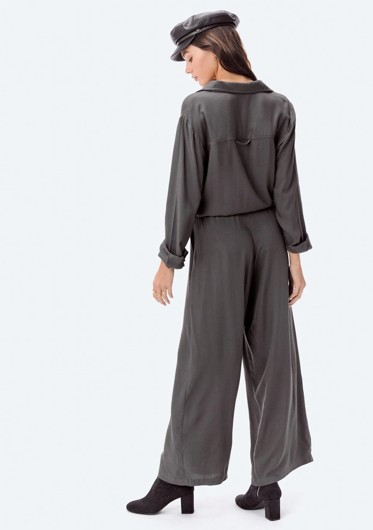 Pippa Long Sleeve Utility Jumpsuit