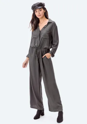 Pippa Long Sleeve Utility Jumpsuit