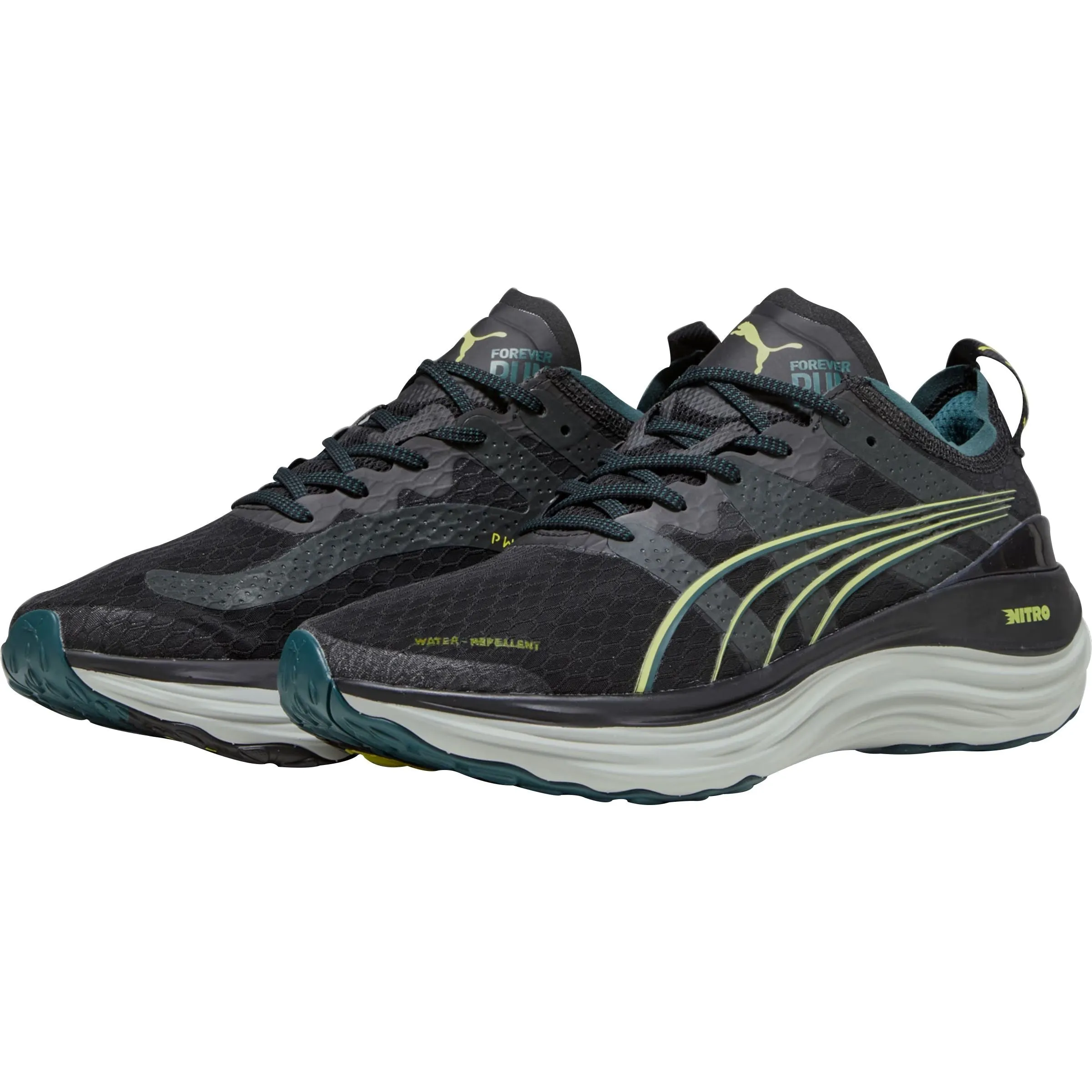 Puma ForeverRun Nitro WTR Mens Running Shoes - Black