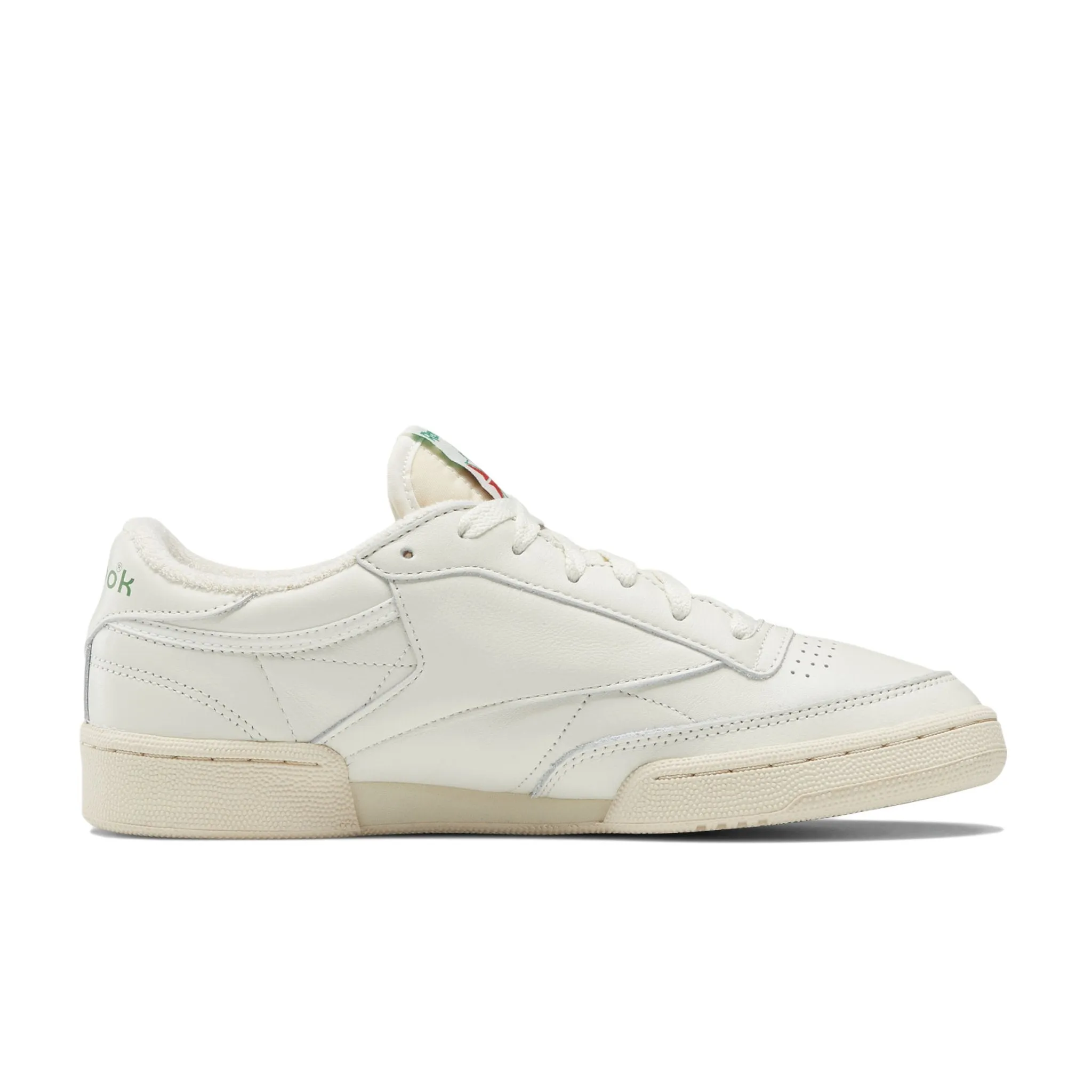 Reebok Unisex Club C 85 Vintage (Chalk/Paperwhite/Glen Green) DV6434