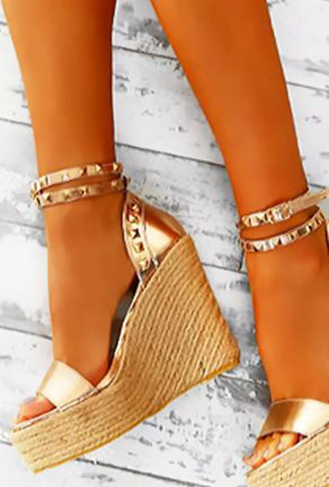 RITA - STUDROCK WEDGE HEELS