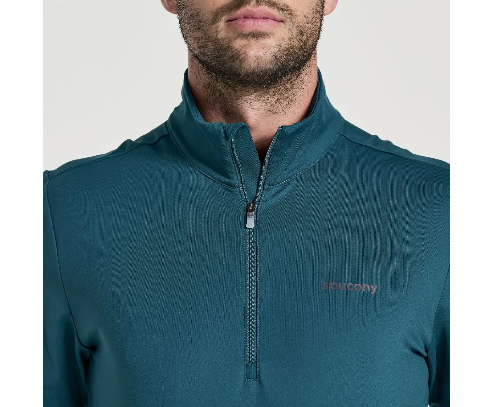 Saucony | Solstice 1/4-Zip | Men's | Lagoon