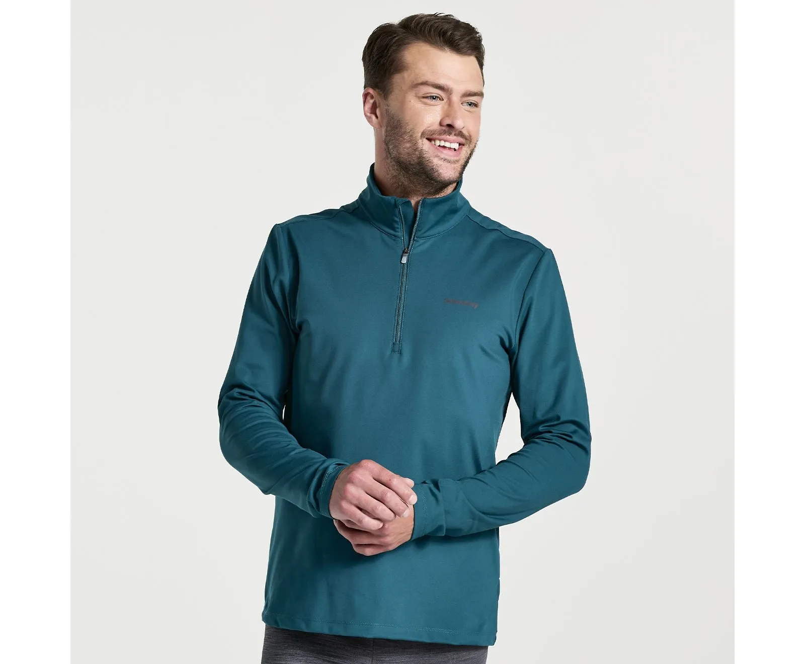 Saucony | Solstice 1/4-Zip | Men's | Lagoon