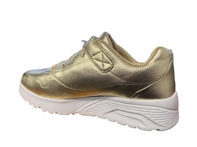 Skechers Sneakers da ragazza Uno Lite Chrome Steps 310453L/GLD oro