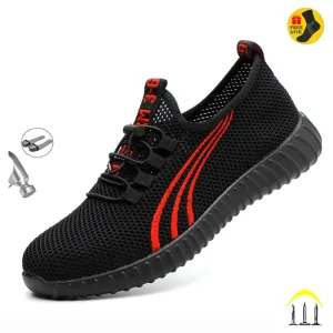 Summer Indestructible Ryder Shoes Men Steel Toe Cap Breathable Work Safety Shoes Puncture-Proof Boots Male Lightweight Sneakers